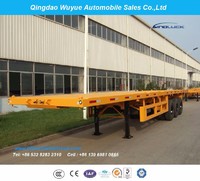 40' Tandem Axle Heavy Duty Suspension High Bed Cargo Trailer with Winch for Bulk Cargo or Container Transport