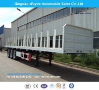 more images of 40FT 3 Fuwa Axle Platform Semi Trailer with Side Rail and Front Cover