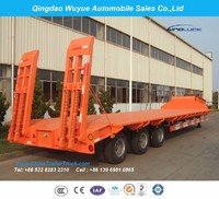 more images of 3 Axle 80 Ton Lowbed Semitrailer or Lowbed Semi Truck Trailer