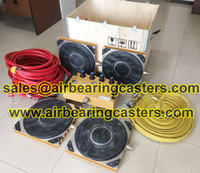 Air bearing skids with functional characteristics