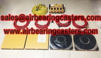 Air bearings transporters is no mark on the floor