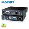 300m CAT5 KVM Extender Switch with Audio, Mic& RS-232 -PANIO KV300AM
