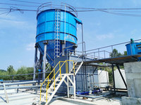 Sand washing plant with wastewater treatment system
