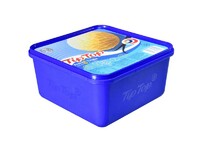 2l Square Plastic IML Ice Cream Container