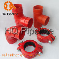 UL/FM Ductile iron grooved fittings