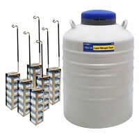 liquid nitrogen storage tank for laboratory_50L liquid nitrogen container