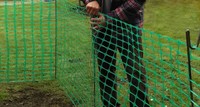 Green Temporary Barrier Fencing Mesh