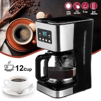 more images of Multi-Functional Coffee Maker With 6 Switches 950W 1.5L 12 Cups
