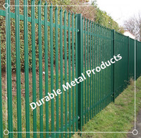 more images of High Security Steel Palisade Fence