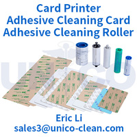 more images of Card Printer Adhesive Cleaning Card Adhesive Cleaning Roller