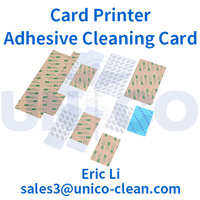 more images of Card Printer Adhesive Cleaning Card Adhesive Cleaning Roller
