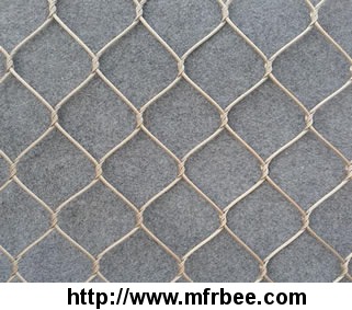 flexible_stainless_steel_cable_mesh_knotted_type