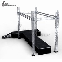 more images of High Quality adjustable Aluminum truss system stage truss setup 290x290mmx1.5m