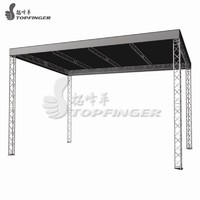 Hot sale Stage RIG Truss Kit System flat roof truss design 400x400mmx1.5