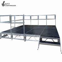 more images of Retractable Curtain Stand Aluminum Stage Stage Blocks to Buy Steel Deck Staging