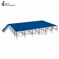 Collapsible Theme Concert Folding Stage Used Intelli Stage Lite Deck Platforms