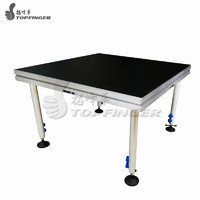 more images of Lighted Stage Platform Outdoor Concert Stage Plywood 1mx1m 4 Legs Stage