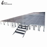 more images of Portable Adjustable Wedding Stage Platform Heavy Duty 1mx2m 4 Legs Stage