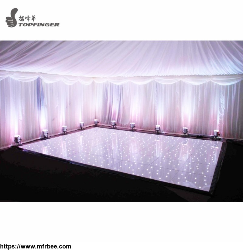 2ftx_4ft_wire_black_and_white_color_party_starlit_round_weddings_led_dance_floor_for_rental