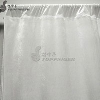 Adjustable Polyester Material Pipe And Drape Kit Wedding Backdrop Curtain