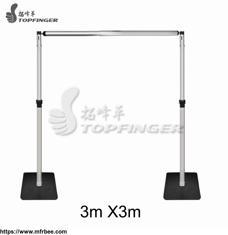 3m_x_3m_aluminum_adjustable_backdrop_pole_pipe_and_drape_kits_2_0_for_sale
