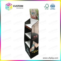 Display cardboard box for mall