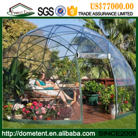 Diameter 6 m temporary beautiful geodesic dome tent for outdoor garden events