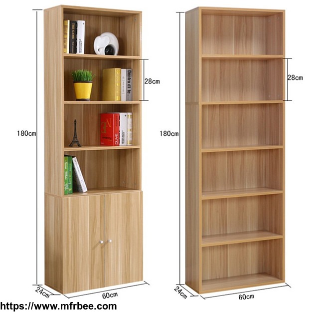 customize_size_design_wood_bookcase_with_melamine_finish