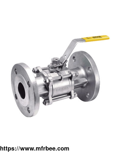 gkv_237l_ball_valve_3_piece_flanged_connection_full_port_with_lever_handle