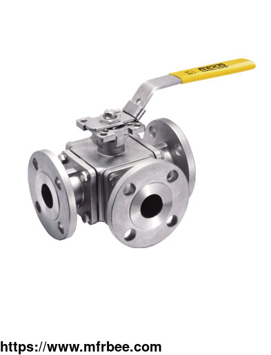gkv_243_ball_valve_flanged_connection_3_4_way_with_iso_mounting_pad