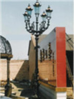 more images of decorative antique cast iron garden lamp post