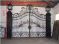 Wrought iron gates garden gate