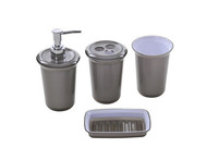 more images of Plastic Bathroom Accessory with lotion dispenser,toothbrush holder,soap dish