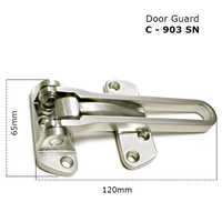 Strong & Durable safety Grade one 903-SN zinc alloy door guard