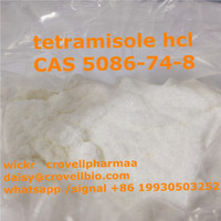 tetramisole hcl CAS 5086-74-8 supplier in China ( mia@crovellbio.com whatsapp +86 19930503252
